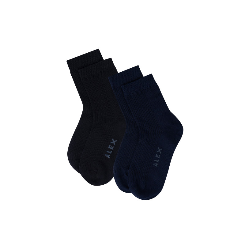 Մանկական երկար միագույն գուլպա 2 զույգ